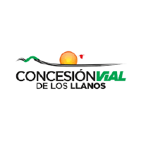 Logotipo de Concesión Vial de los Llanos, cliente de GAPAC. Muestra la palabra 'CONCESIÓN VIAL DE LOS LLANOS' con un diseño de carretera y sol naciente en la parte superior.